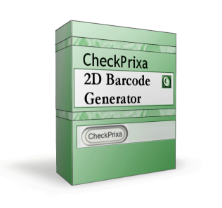 CheckPrixa 2D Barcode Generator screen shot